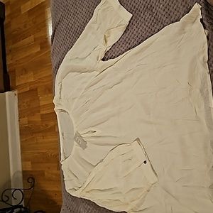 Off white blouse size large